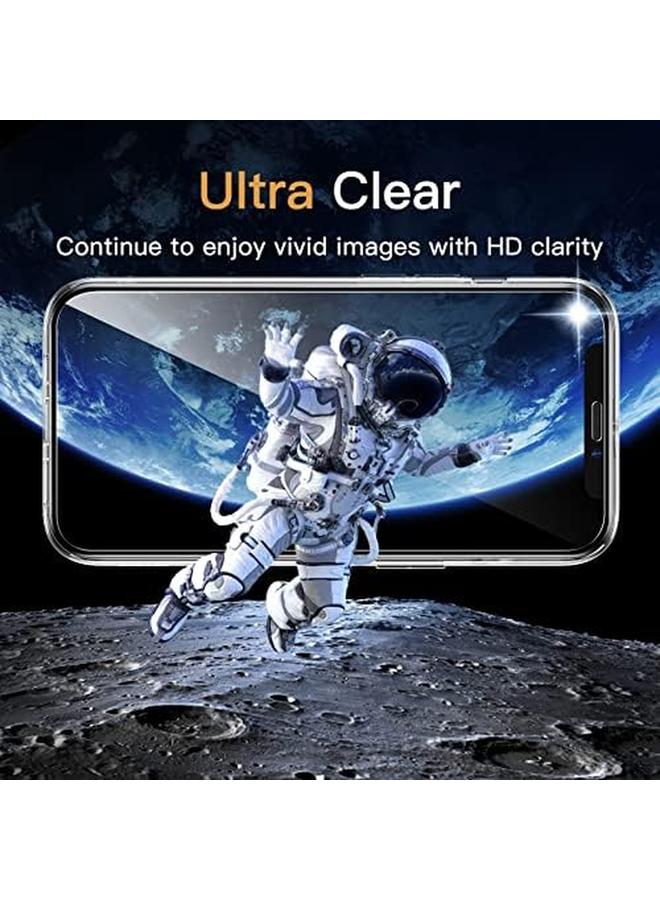 Jetech 5 In 1 Case For Iphone 12 Pro 6.1 Inch With 2 Pack Screen Protector And 2 Pack Camera Lens Protector Non Yellowing Full Coverage Tempered Glass Film Shockproof Phone Cover Clear - Image 5