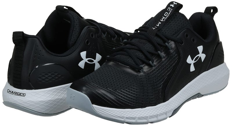 UNDER ARMOUR أندر أرمور أحذية الرجال تشارجد كوميتي تر 3، أسود (001)/أبيض، 9 م أمريكي - Image 2