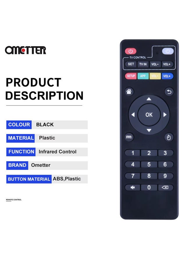 OMETTER Remote Control for Android Smart TV Top Box For MXQ MXQPRO MXQ-4K M8S H96 Pro M8N M8C M8S V88 M10 M12 X96 MXQ MXQ Pro