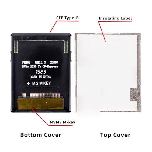 NFHK CFexpress TypeB to NVME 2230 Memory Card Kit Case CFE CFB NGFF MKey Adapter Compatible with XS Camera 8K RAW PCIe Expansion - Image 3