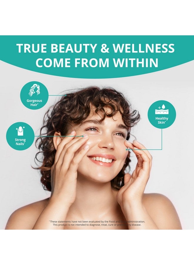 NuBest Collagen Super Collagen Peptides Revitalizes Skin Hair & Nails Bone & Joint Strength Beauty Collagen Formula For Men & Women 1500 Mg Per Serving 90 Capsules ; 1 Month Supply - Image 5