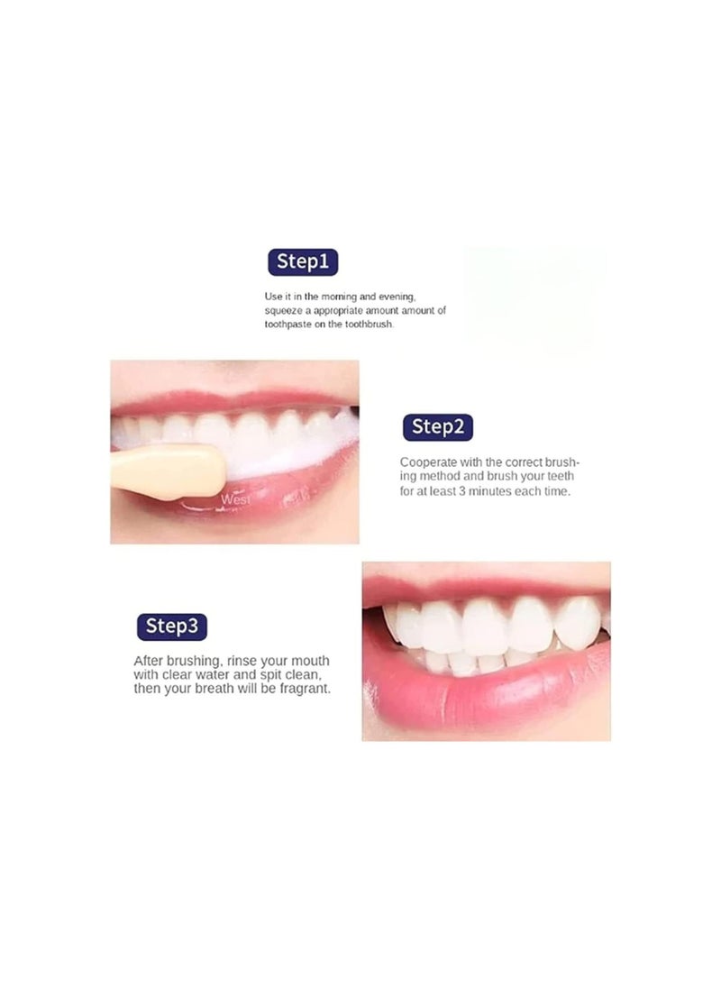 Generic - Yunpso Toothpaste, Yunpso - Triple Whitening Niacinamide Whitening Toothpaste, Niacinamide Whitening Toothpaste, Fresh Breath Toothpaste for Adults (3pcs) - Image 1