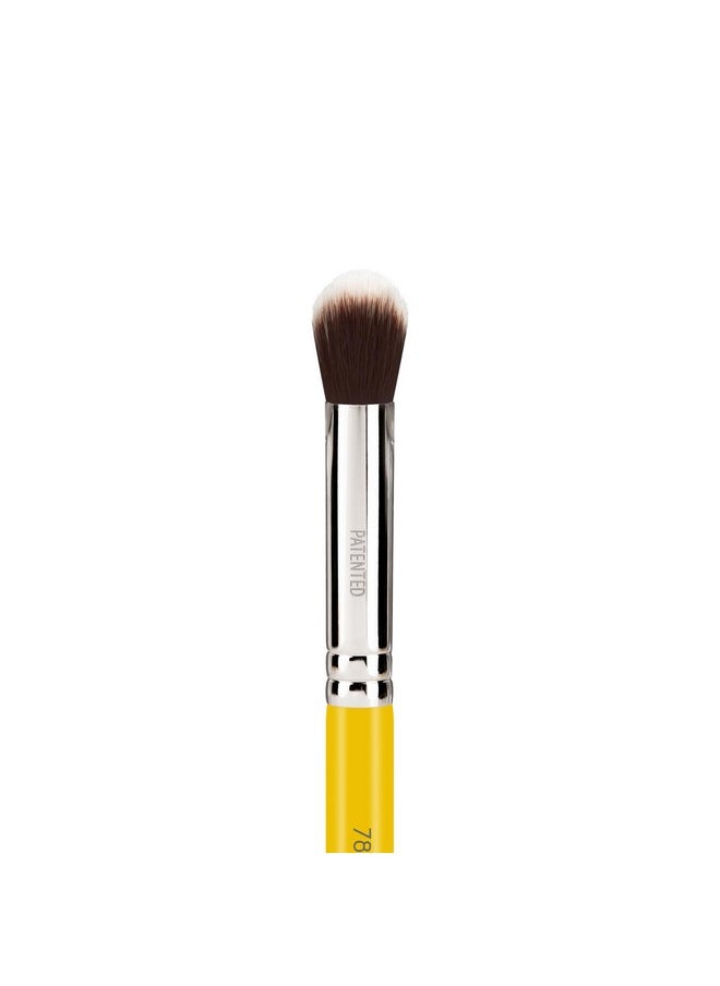بديليوم تولز فرشاة مكياج احترافية من Bdellium Tools - سلسلة ستوديو 788V BDHD المرحلة الثالثة للدمج/الإخفاء - مع ألياف صناعية ناعمة، للدمج والتنعيم (أصفر، قطعة واحدة)  - Image 5