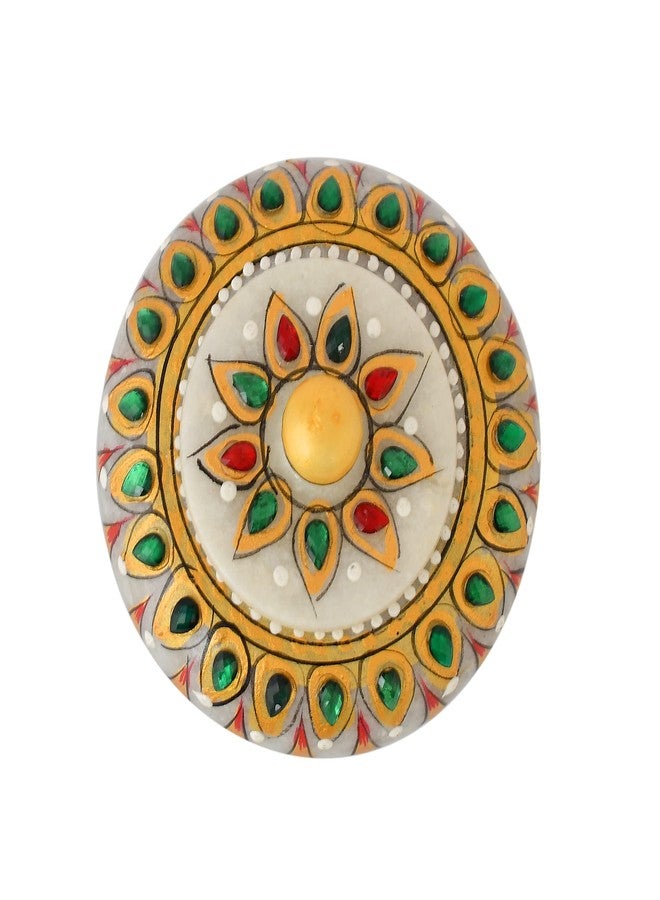 Craftam Marble Sindoor Dani Box for Women - Traditional Handcrafted Kumkum Holder for Gifts, Pooja & Makeup - Image 3