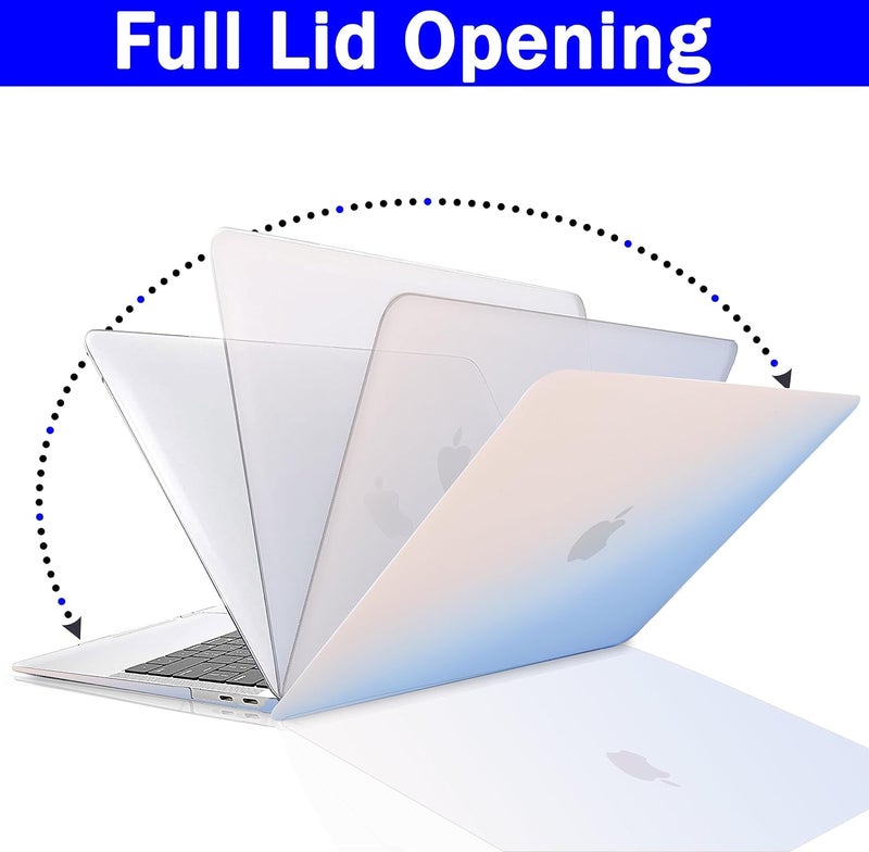 GVTECH Case for MacBook Air 15 inch, 2026 2025 2024 2023 M5 A3448 M4 A3241 M3 A3114 M2 A2941 Chip with Liquid Retina Display, Plastic Hard Shell, Keyboard Cover, Screen Protector, Rainbow 02 - Image 5