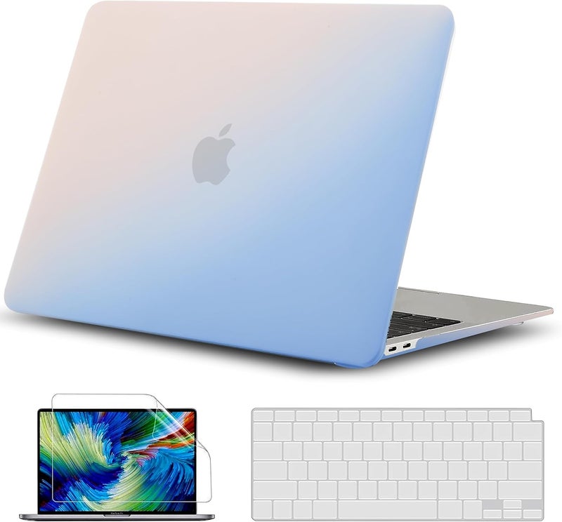 GVTECH Case for MacBook Air 15 inch, 2026 2025 2024 2023 M5 A3448 M4 A3241 M3 A3114 M2 A2941 Chip with Liquid Retina Display, Plastic Hard Shell, Keyboard Cover, Screen Protector, Rainbow 02 - Image 1