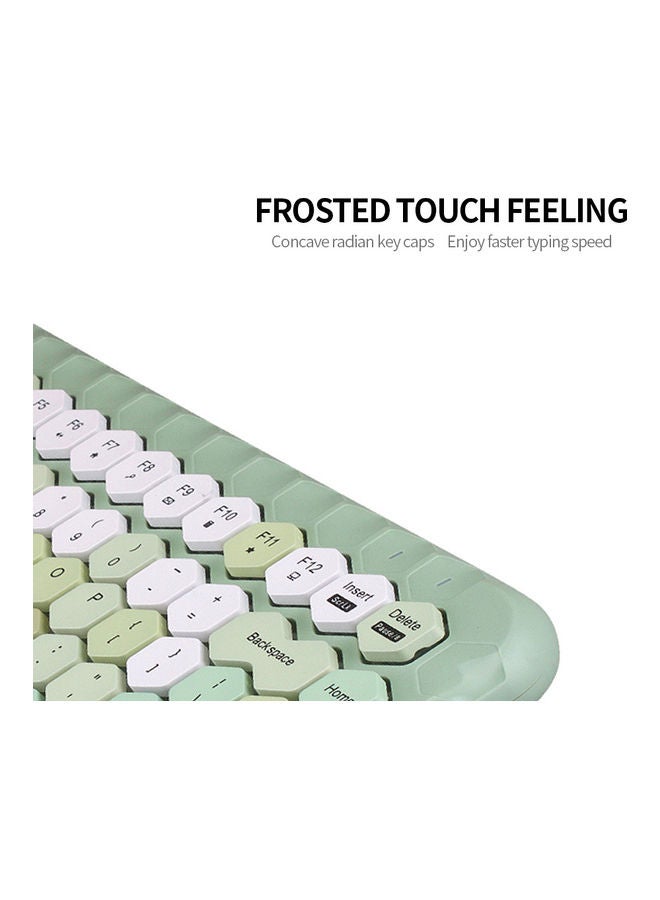 NIBEMINENT Honey Keyboard Mouse Combo Green - Image 5