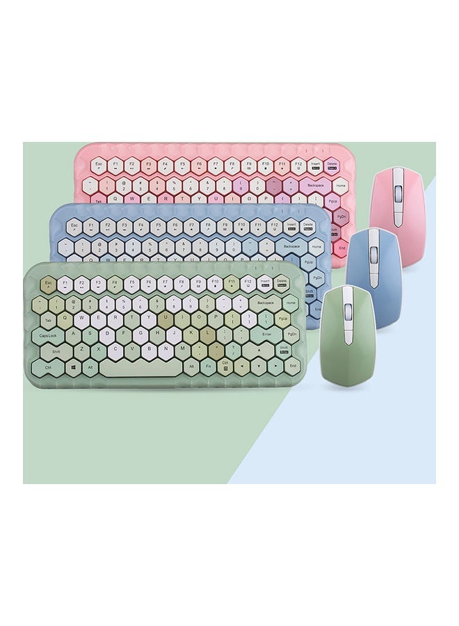 NIBEMINENT Honey Keyboard Mouse Combo Green - Image 2