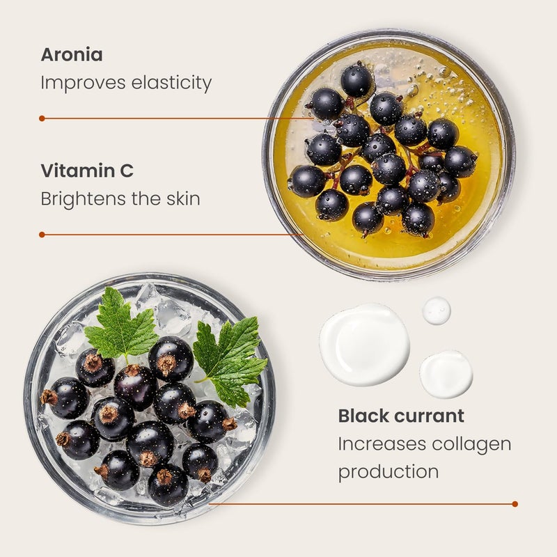 PLANTIFIQUE Korean Vitamin C Face Massage Serum â€“ Hydrating Anti-Aging Collagen & Peptides Formula â€“ Perfect for Gua Sha Facial Massage & Even Skin Tone Glow - Image 3