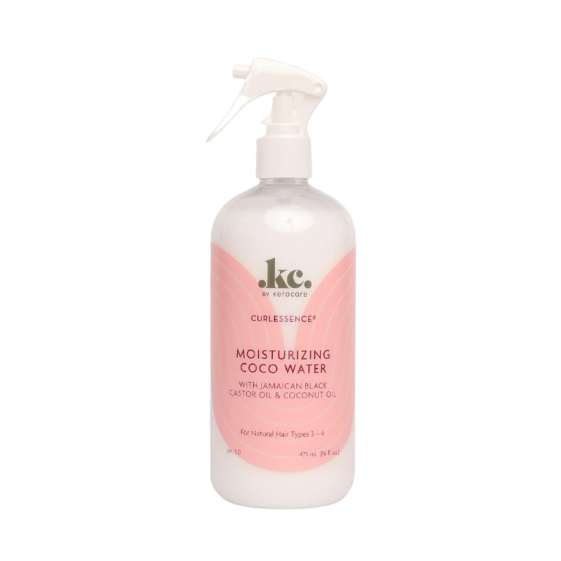 KeraCare Coconut Water - 16 oz - Light Hair Refresher Spray - Moisturizing and Hydrating - with Jamaican Black Castor Oil and Coconut Oil - Image 1