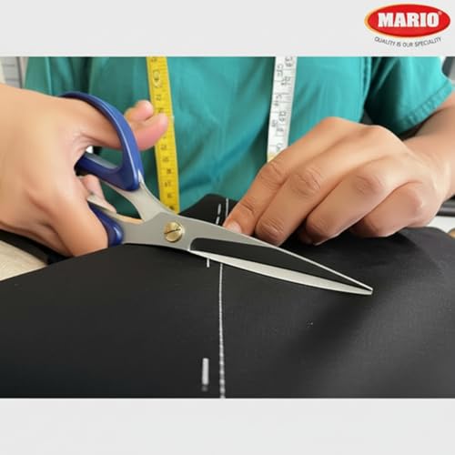 Mario 7.7 Inch (196mm) Tailoring Scissors Ultra Sharp Stainless Steel Fabric Cutting Shears for Sewing, Dressmaking & Alteration Both Left & Right Hand Use MS 72 - Image 3