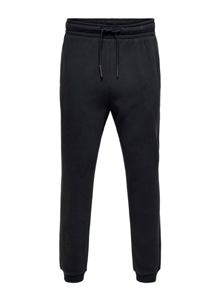 Only & Sons Men's Cotton-Polyester Knit Trousers - Image 1