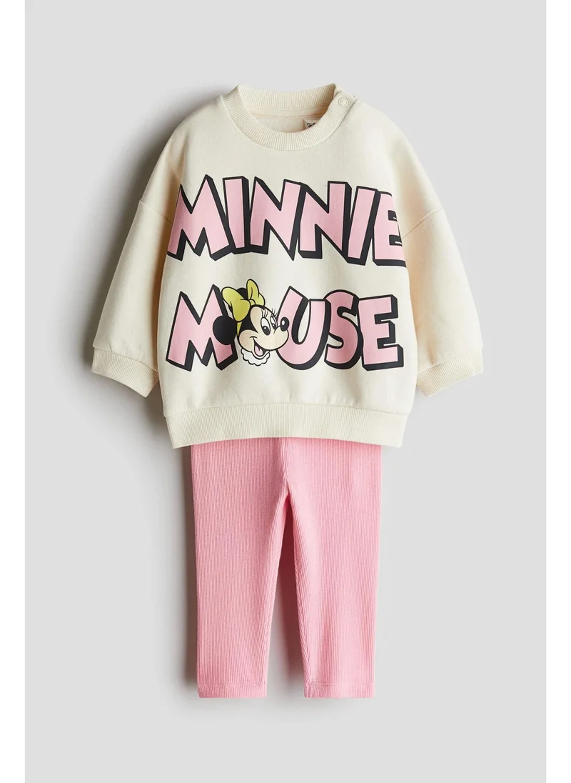 اتش اند ام 2-piece sweatshirt and leggings set