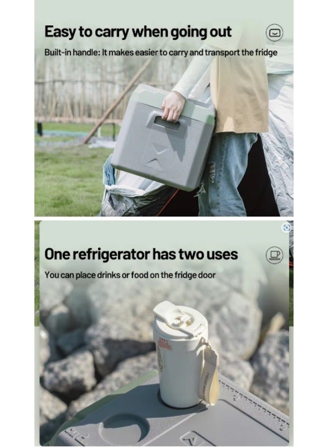Alpicool Alpicool X25 Portable Car Fridge, 25L，Small Fridge with Compressor Cooling and Dual Power, Camping Accessories, -20°C Cooling Power! Keep Food Fresh, Enjoy Ice Drinks Anywhere , Perfect for Extended Travel & Outdoor Camping - Image 4