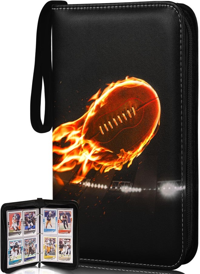 RONMONG Football Card Binder,2024-2025 Sports Trading Card with Sleeves Holder Album,440 Pockets Rugby Card Holder Sheets Display Storage Protectors for Collectors Boys and Girls Gift - Image 1