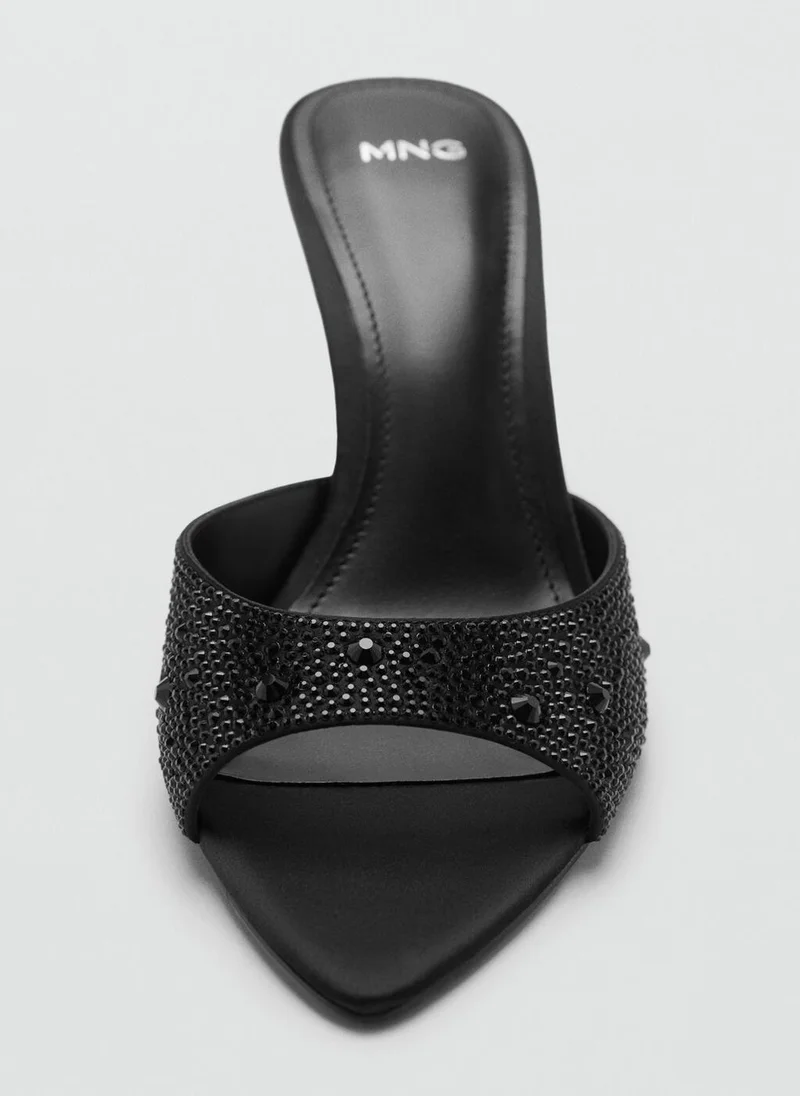 MANGO  Glitter high-heeled sandals for Women | Best Price UAE