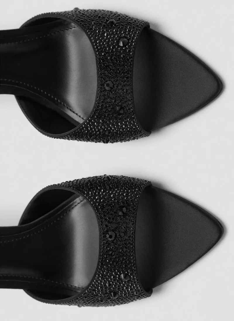 MANGO  Glitter high-heeled sandals for Women | Best Price UAE
