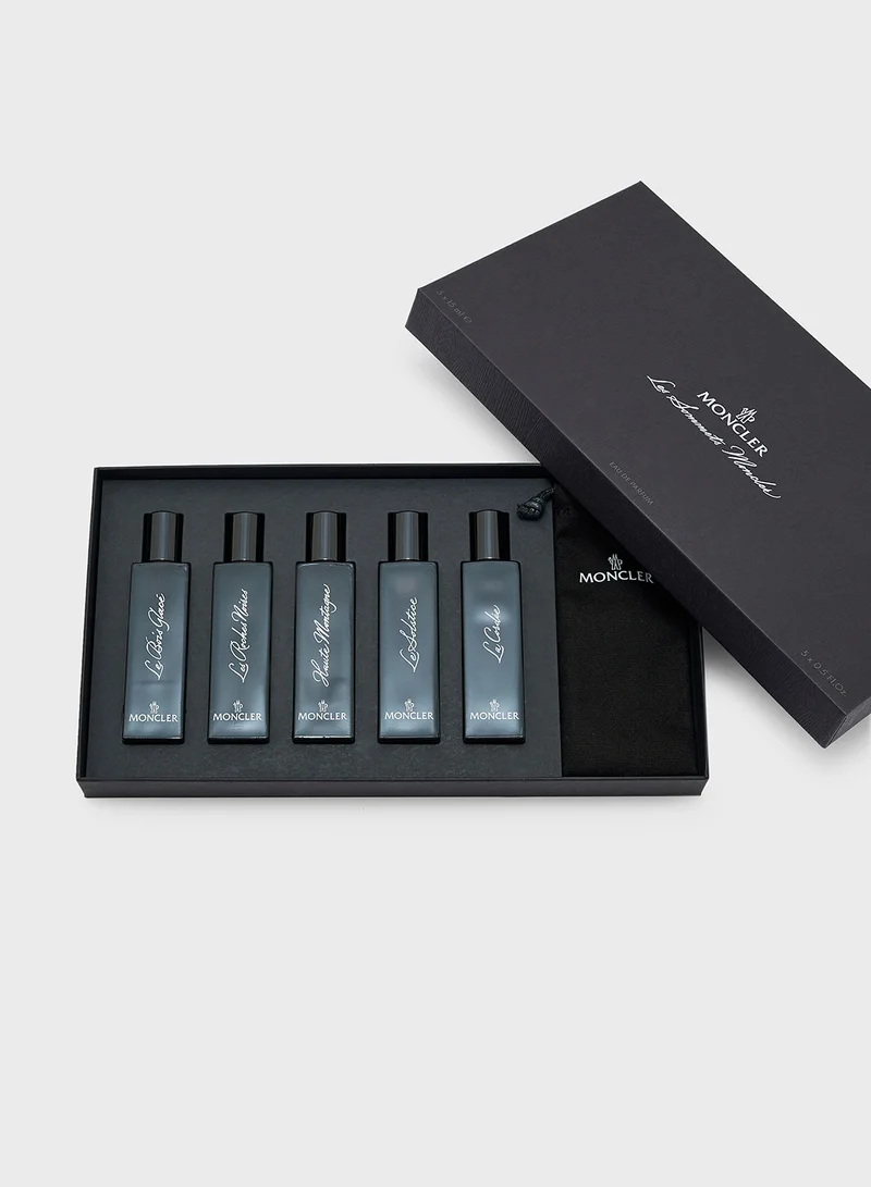 Moncler Mcl Collection Coffret 5X15Ml Edp