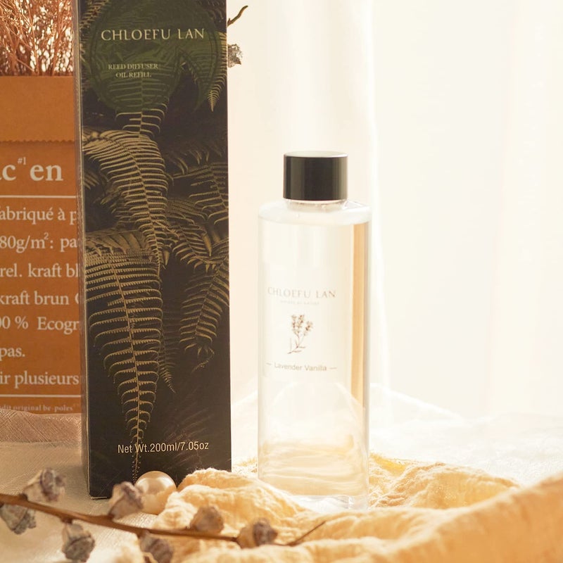 Chloefu LAN Hotel Scented Oil Diffuser Refill 200ml/6.76 fl oz Natural Essential Scented Oil - Best for Aromatherapy, SPA and Home, 0% Alcohol, Unique Blend to Promote Sleep & Relieve Stress - Image 5
