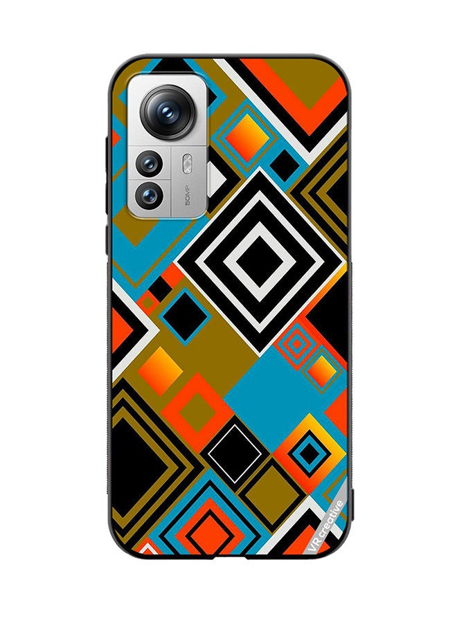 VR CREATIVE Protective Case Cover For Xiaomi 12 Pro Texture Design Multicolour - Image 1