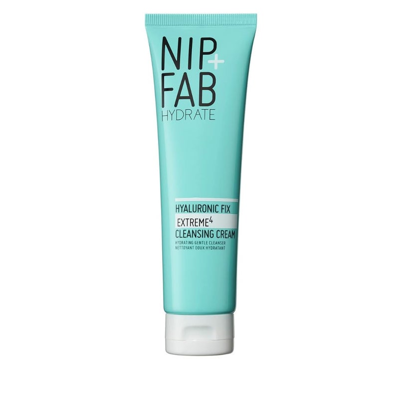 Nip  Fab Hyaluronic Acid Fix Extreme 4 Cleansing Cream Gentle Cleanser Face Wash AntiAging and Hydrating for DrySensitive Skin Multicolor 150ML