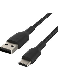Hiqonic Type-C To USB Black 3.0A Cable, 1 Meter Compatible with Android and iPhone 15 Models  - Image 2