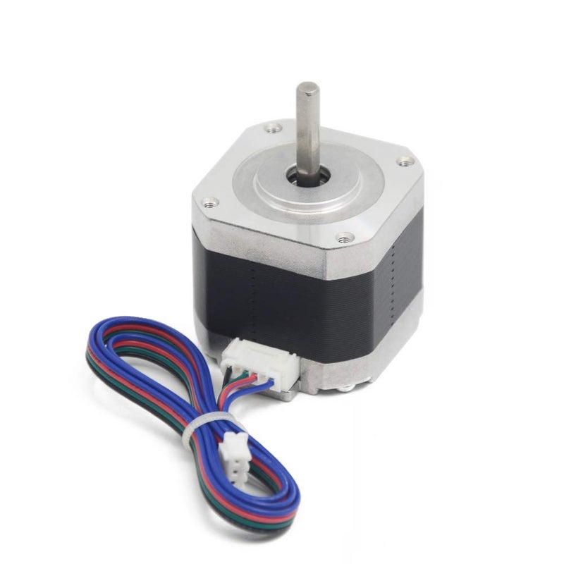 Iverntech Nema 17 Stepper Motor 42x40mm Body Bipolar 1.5A 400mN.m 2 Phase 4 Wires 1.8 ° for 3D Printer or CNC Machine with 1M Motor Cable - Image 4