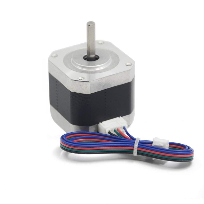 Iverntech Nema 17 Stepper Motor 42x40mm Body Bipolar 1.5A 400mN.m 2 Phase 4 Wires 1.8 ° for 3D Printer or CNC Machine with 1M Motor Cable - Image 3