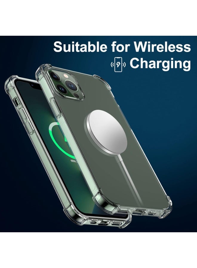 Muzz Back Cover for iPhone 13 Pro Transparent Mobile Back Case Shock Proof Design Camera Edges Protection Crystal Clear Phone Case Silicon Soft TPU (iPhone 13 Pro) - Image 2
