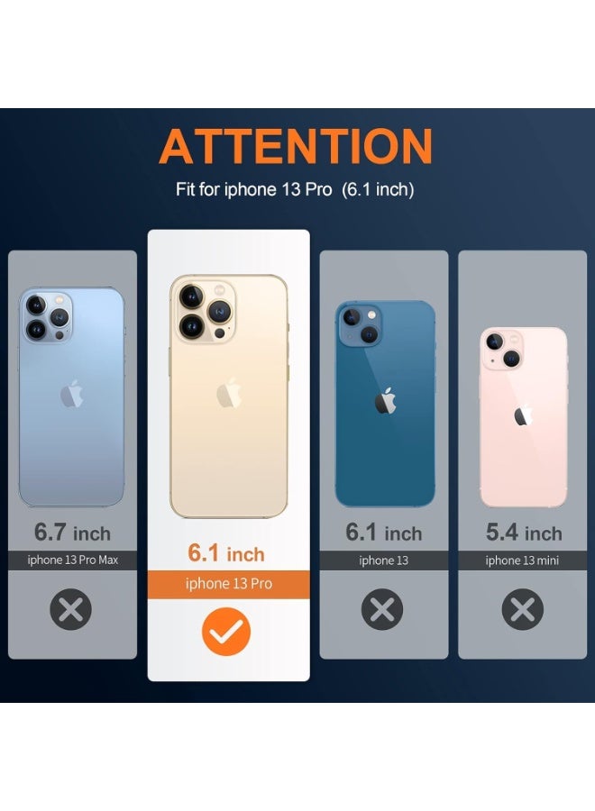 Muzz Back Cover for iPhone 13 Pro Transparent Mobile Back Case Shock Proof Design Camera Edges Protection Crystal Clear Phone Case Silicon Soft TPU (iPhone 13 Pro) - Image 5