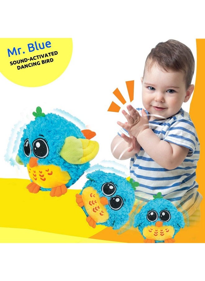KiddoLab Baby Toys 6 To 12 Months & Up - 'Mr. Blue' Dancing & Singing Bird - Sound & Touch Activated Musical Toy For Boys & Girls - Ideal Gift For Infants, Babies & Toddlers  - Image 3