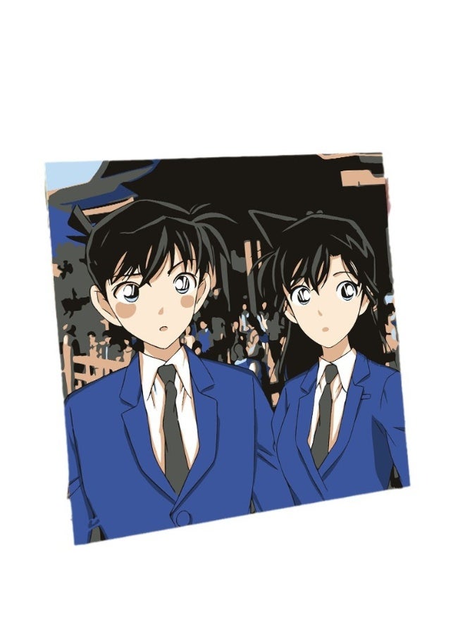 Anna DIY Cartoon Anime Hand-Painted Colorful Oil Painting Kit - Image 1