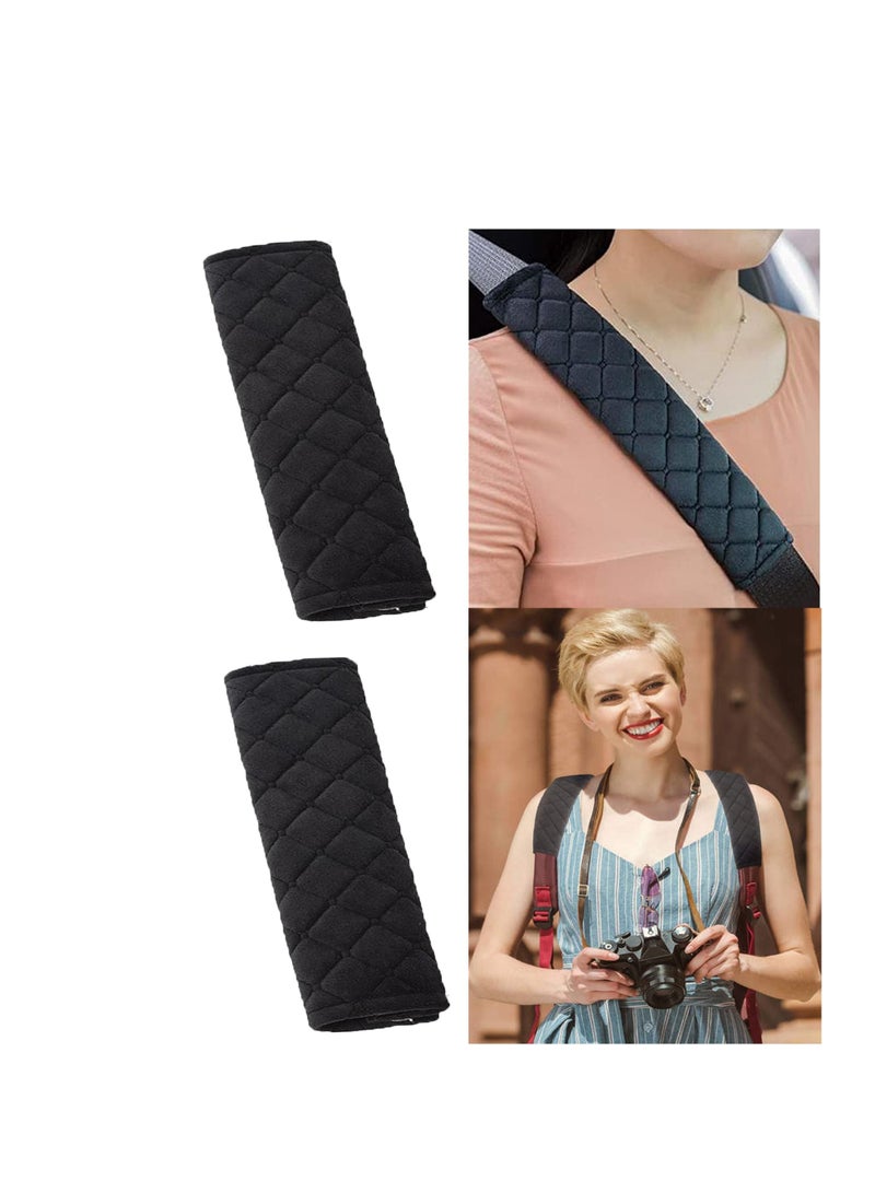 Seat Belt Comfort Harness Pads, Car Seat belt Comfort Pads Hook And Loop Strap, Travel Cushion Seat Belt Covers, Helps Protect Your Neck and Shoulder, Comfort Harness Pads Seat