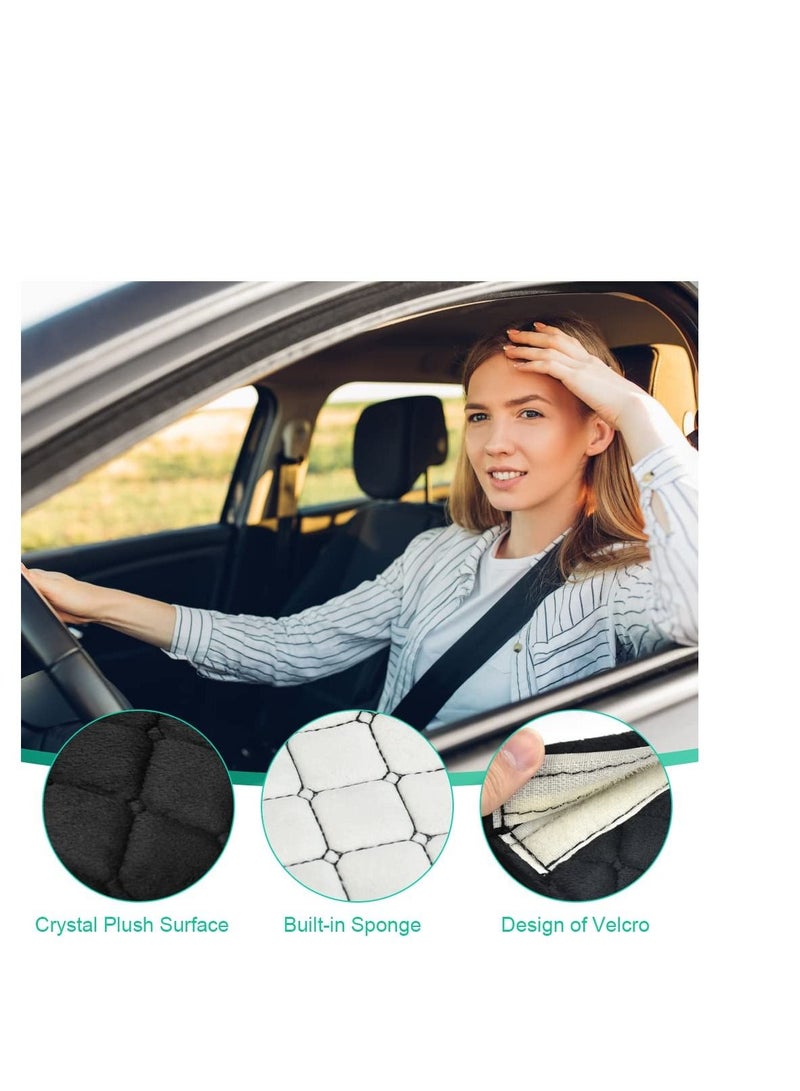 Seat Belt Comfort Harness Pads, Car Seat belt Comfort Pads Hook And Loop Strap, Travel Cushion Seat Belt Covers, Helps Protect Your Neck and Shoulder, Comfort Harness Pads Seat