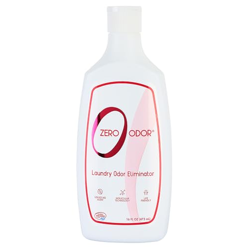 Zero Odor – Laundry Odor Eliminator - Permanently Eliminate laundry Odor – Patented Molecular Technology Best For Clothes, Towels & Linens, Shoes, Bags, Etc. - rinse and refresh Again, 16oz - Image 1