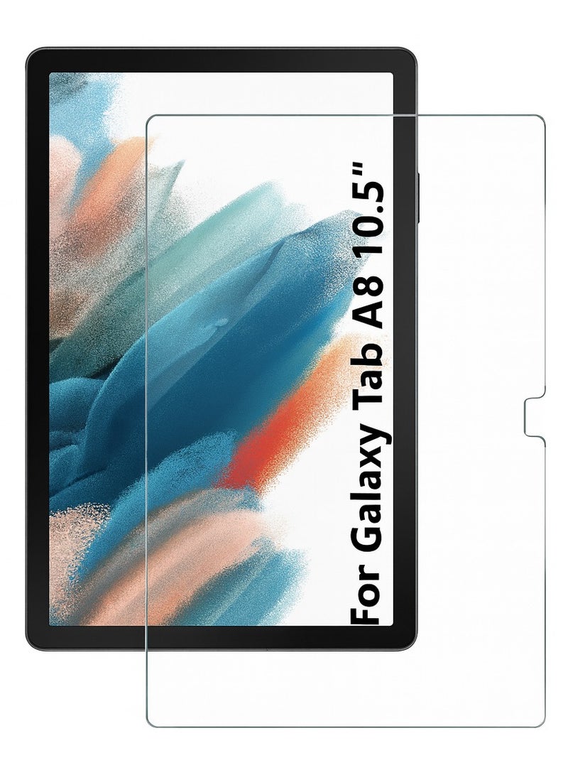 Tempered Screen Protector for Samsung Galaxy Tab A8, 9H Hardness Tempered Glass, Bubble Free Easy Installation, Full Coverage And Anti Scratch Case Friendly- Clear