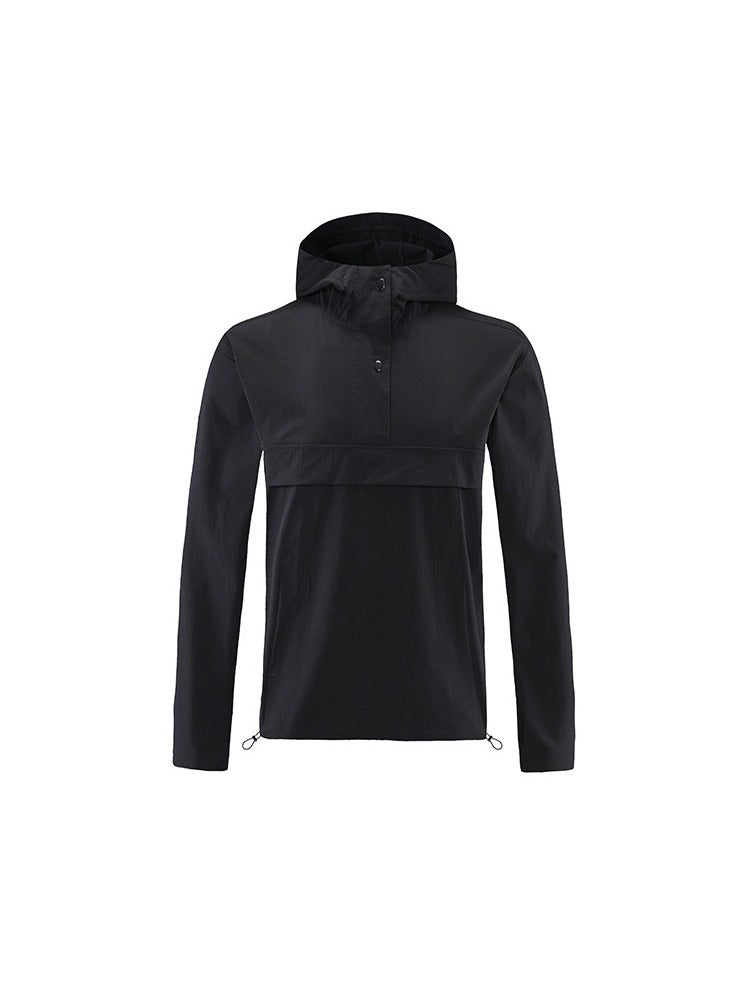 NIBEMINENT Outdoor Ventures Rain Jacket for Men Waterproof Pullover Lightweight Hooded Windbreaker Outdoor Raincoat Packaway Breathable Windproof Shell Jacket for Travelling, Camping, Running, Hiking  - Image 5