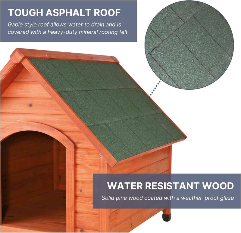 Trixie منزل الكلاب TRIXIE ناتورا بسقف مائل 30 ل × 28 و × 305 ح - Image 5