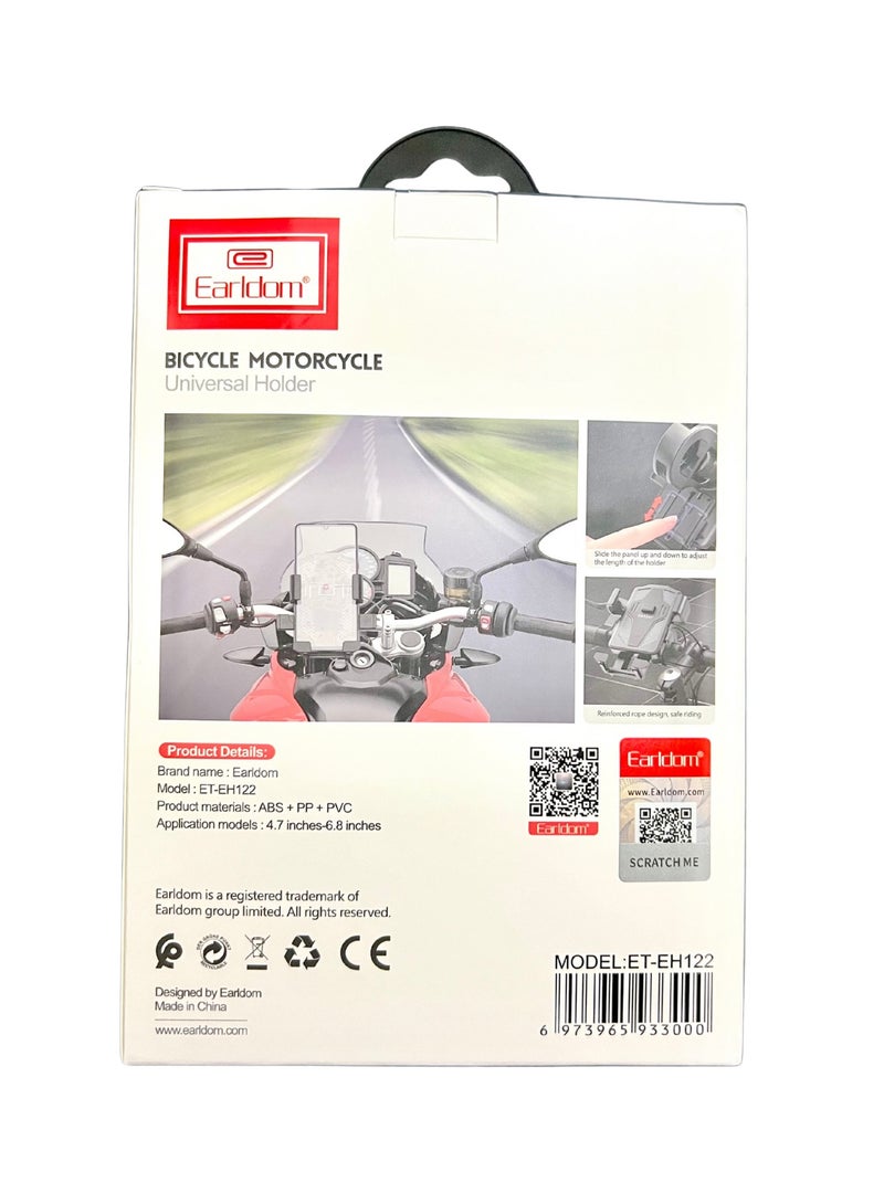 Earldom ET‑EH122 Bicycle & Motorcycle Phone Holder - Image 4