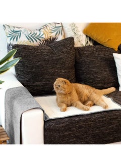 Navaris 2X Cat Scratch Mats Sofa Protector  Natural Sisal Furniture Protector Scratching Pads For Cats  Chair, Couch, Seat, Stairs  - Image 5