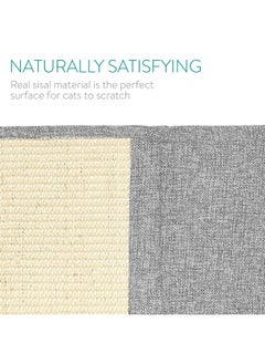 Navaris 2X Cat Scratch Mats Sofa Protector  Natural Sisal Furniture Protector Scratching Pads For Cats  Chair, Couch, Seat, Stairs  - Image 3