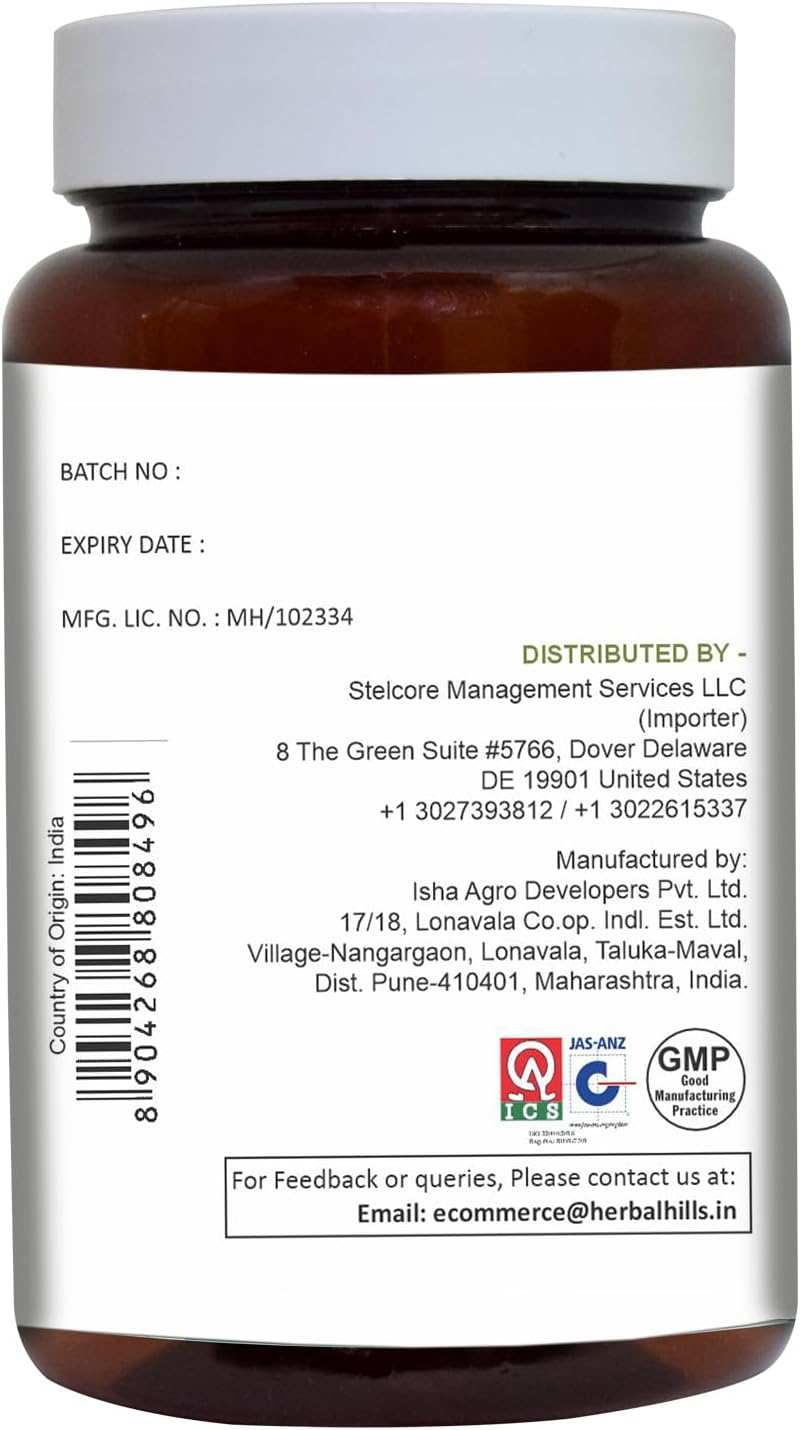 HERBAL HILLS Senna Capsules alexandrina Senna  120 Capsules 500 mg  Natural Laxative Stool Softner Constipation Relief - Image 3