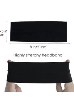 6 Pcs Black Headbands for Women Hair Cotton Headband Non-slip Stretchy Elastic Head Wrap Holder Hair Accessories - pzsku/Z91FF8041EE7CB5AE0637Z/45/_/1731590072/142e2f13-f9bb-4a26-872e-4fd03fd1b4eb