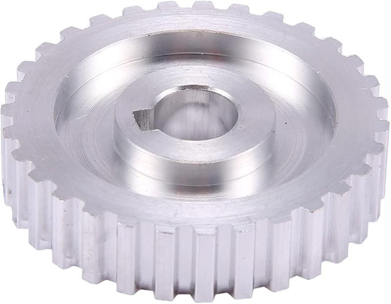 Tuccbay 2Pcs Metal Synchronous Pulley And Belt Drive Gears For Mini Lathe And Metal Cutting Machine - Image 3