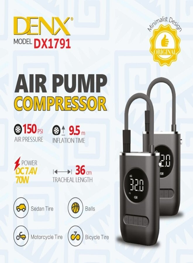 Denx Air Pump Compressor DX1791 - Image 2