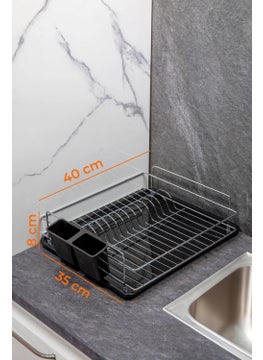 MAİN SHOP Stylish Design Dish Rack Countertop Dish Rack Dish Rack Basket Drying Rack Stainless  - Image 1