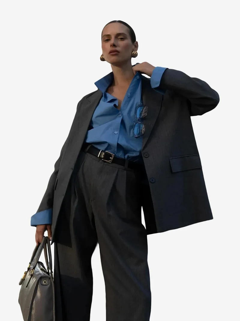 ماي كولكشن MAI STUDIOS Jessical Striped Blazer