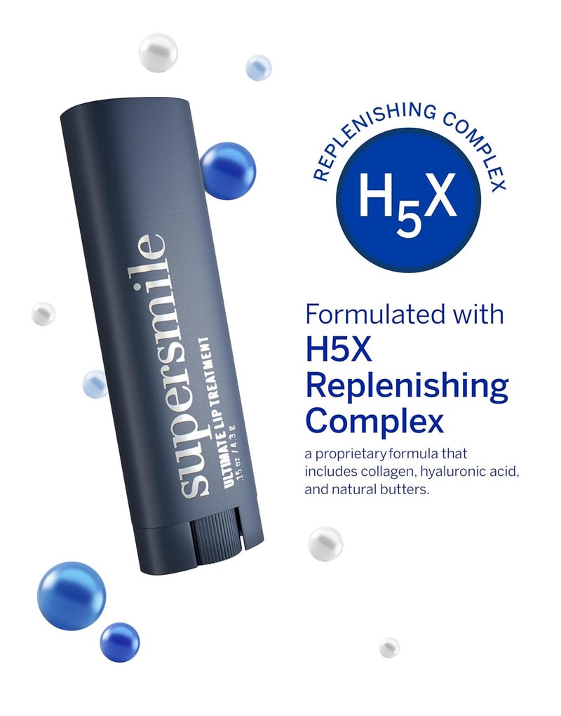 Supersmile Ultimate Lip Treatment  Healing for Dry Cracked Lips  Nourishing Lip Balm with Collagen  Shea Butter  Hydrating Lip Plumper  Soothing Lip Moisturizer - Image 2