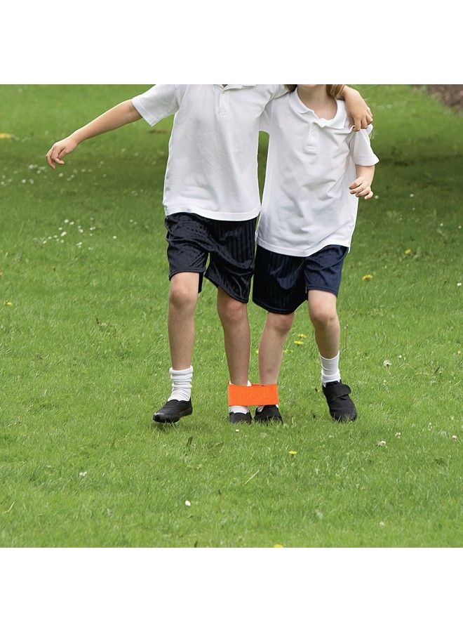 COSMOS 6 Pcs 3Legged Race Bands Elastic Race Straps With Assorted Color For Backyard Relay Game Party Game Carnival Field Day Outdoor Fun - Image 4