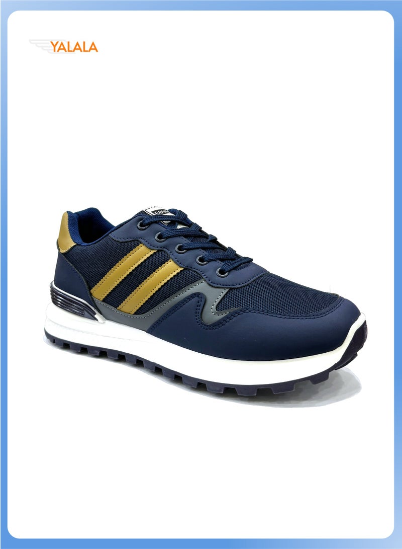 YALALA Men's Classic Mesh Running Shoes | Fashion Stylish Sneakers Shoes, Breathable Ultra Lightweight Anti-slip Soft Sole, Good for Walking Running Jogging Sports Outdoor Gym Athletic Activities  - Image 1